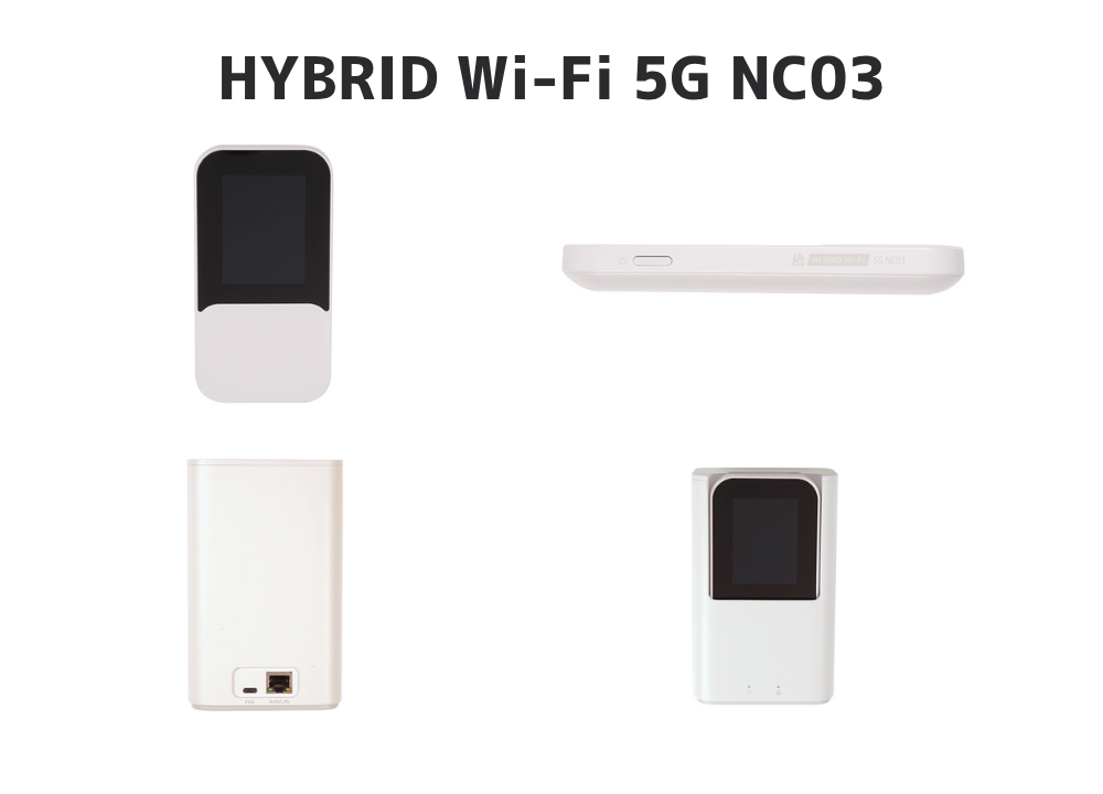 下り最大3.5GbpsでWi-Fi7対応!HYBRID Wi-Fi 5G NC03は専用クレードル利用で据え置き型ルーターとしても使用可能
